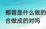 椰蓉是什么做的 椰蓉是椰丝和椰粉混合做成的对吗