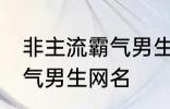 非主流霸气男生网名 好听的非主流霸气男生网名