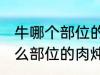 牛哪个部位的肉炖的牛肉汤好喝 牛什么部位的肉炖的牛肉汤好喝