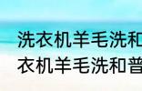 洗衣机羊毛洗和普通洗有什么区别 洗衣机羊毛洗和普通洗有哪些不同