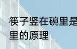 筷子竖在碗里是怎么回事 筷子竖在碗里的原理